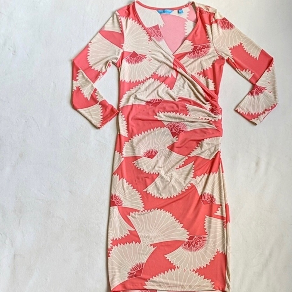 Wow! Elegant Tori Richards, side wrap dress, S